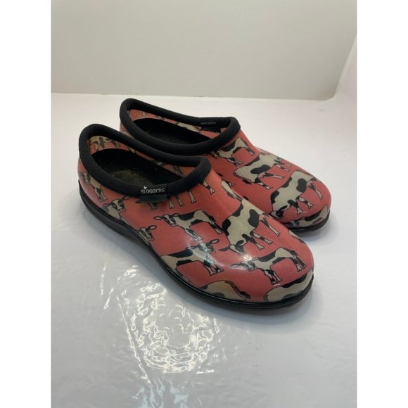 Sloggers Rain Clog Shoes Cow 7 - Picture 3 of 5